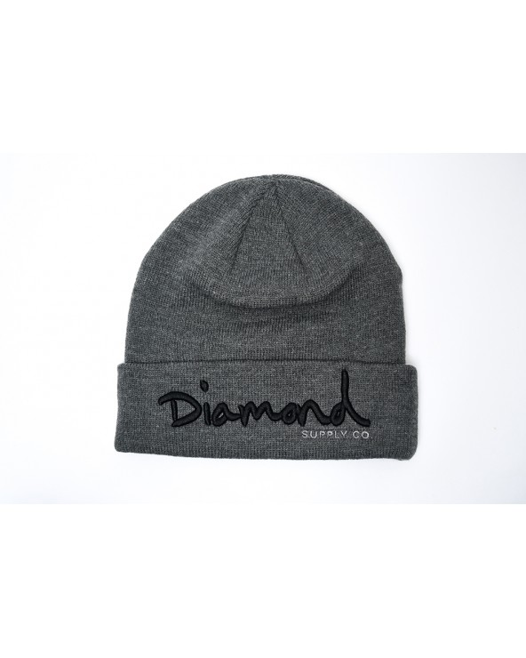 GRAY BEANIE Diamond Supply co