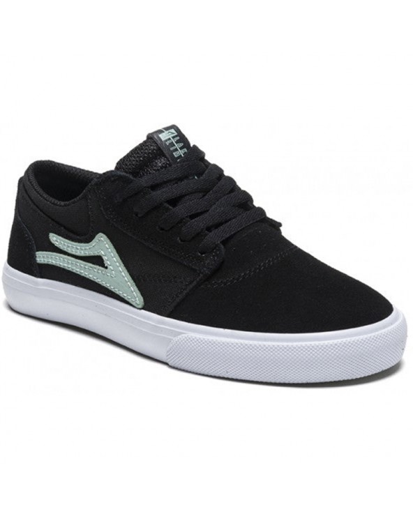 LAKAI GRIFFIN BLACK MINT SUEDE