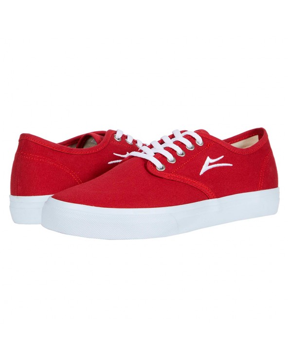 LAKAI OXFORD RED CANVAS