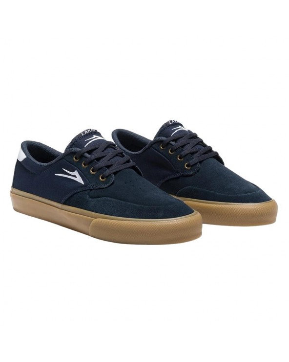 LAKAY RILEY 3 NAVY GUM SUEDE