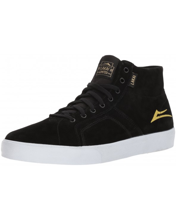 LAKAI FLACO HIGH BLACK GOLD...