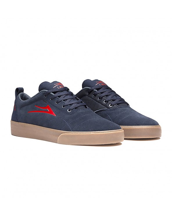 LAKAI BRISTOL NAVY RED SUEDE