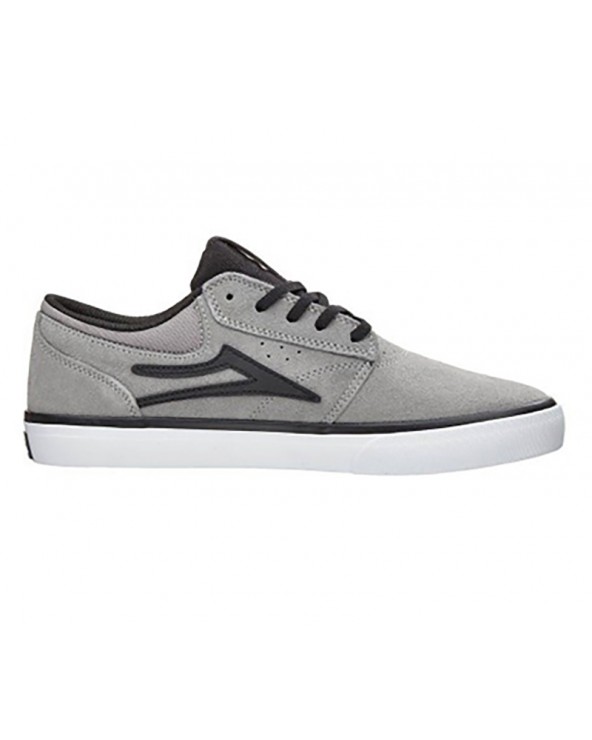 LAKAI GRIFFIN GREY BLACK SUEDE