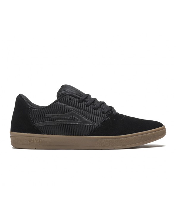 LAKAI BRIGHTON BLACK GUM SUEDE