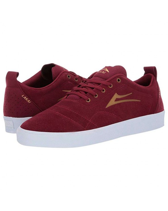 LAKAI BRISTOL BURGUNDY SUEDE