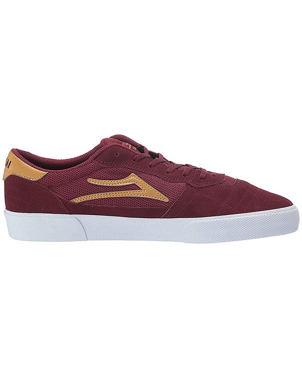 LAKAI CAMBRIDGE BURGUNDY SUEDE