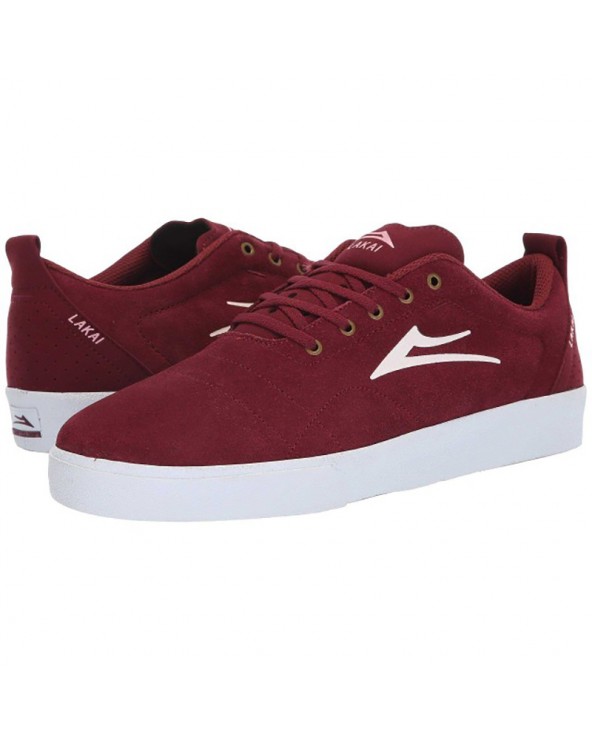 LAKAI BRISTOL BURGUNDY SUEDE