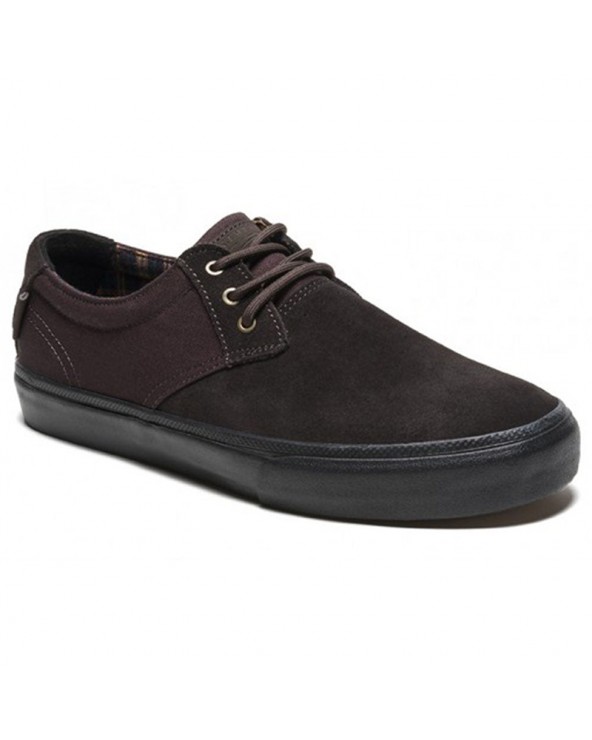 LAKAI MJ BROWN BLACK SUEDE