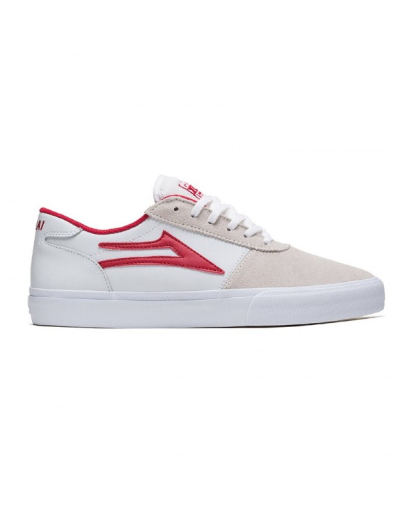 LAKAI MANCHESTER WHITE RED...