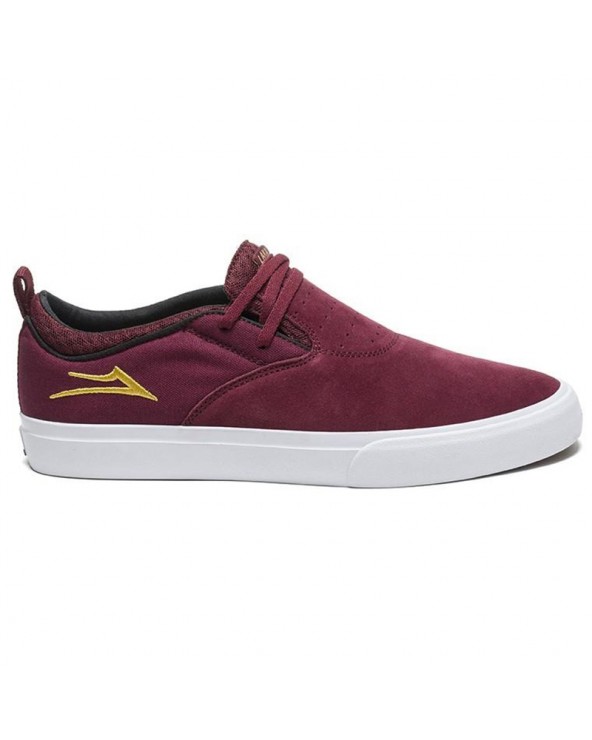 LAKAI RILEY 2 BURGUNDY SUEDE