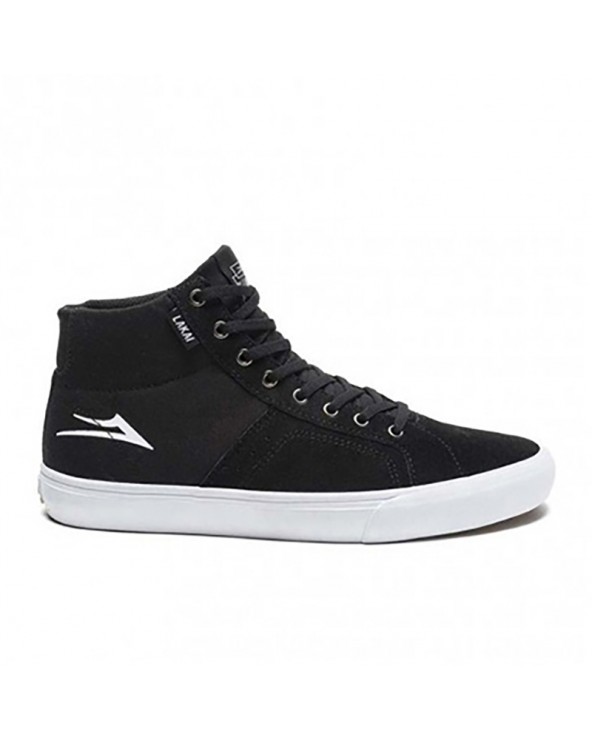 LAKAI FLACO HIGH BLACK SUEDE