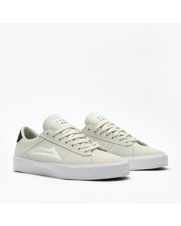 LAKAI NEWPORT LOW WHITE SUEDE