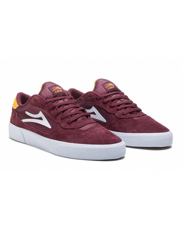 LAKAI CAMBRIDGE BURGUNDY SUEDE