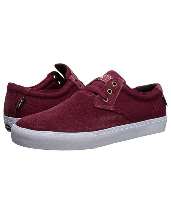 LAKAI DALY BURGUNDY SUEDE