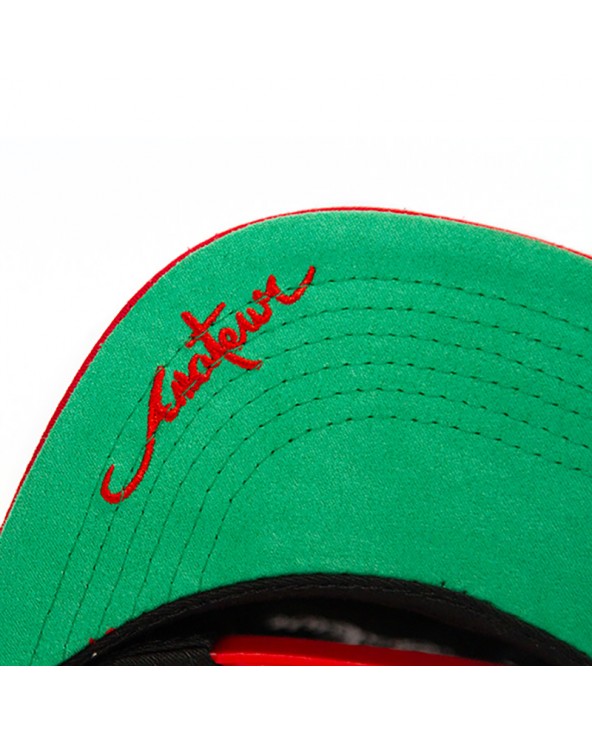 GORRA AMATEUR -  LETRAS ROJAS