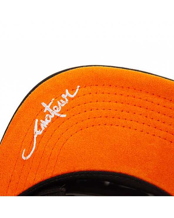 GORRA AMATEUR - SLOGAN NARANJA