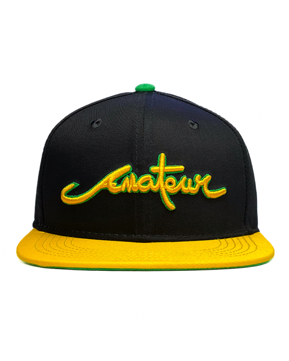 GORRA AMATEUR - NEGRO AMARILLO