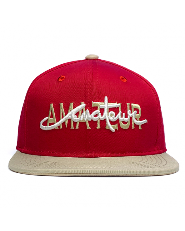 GORRA AMATEUR - ROJO FIRMA...